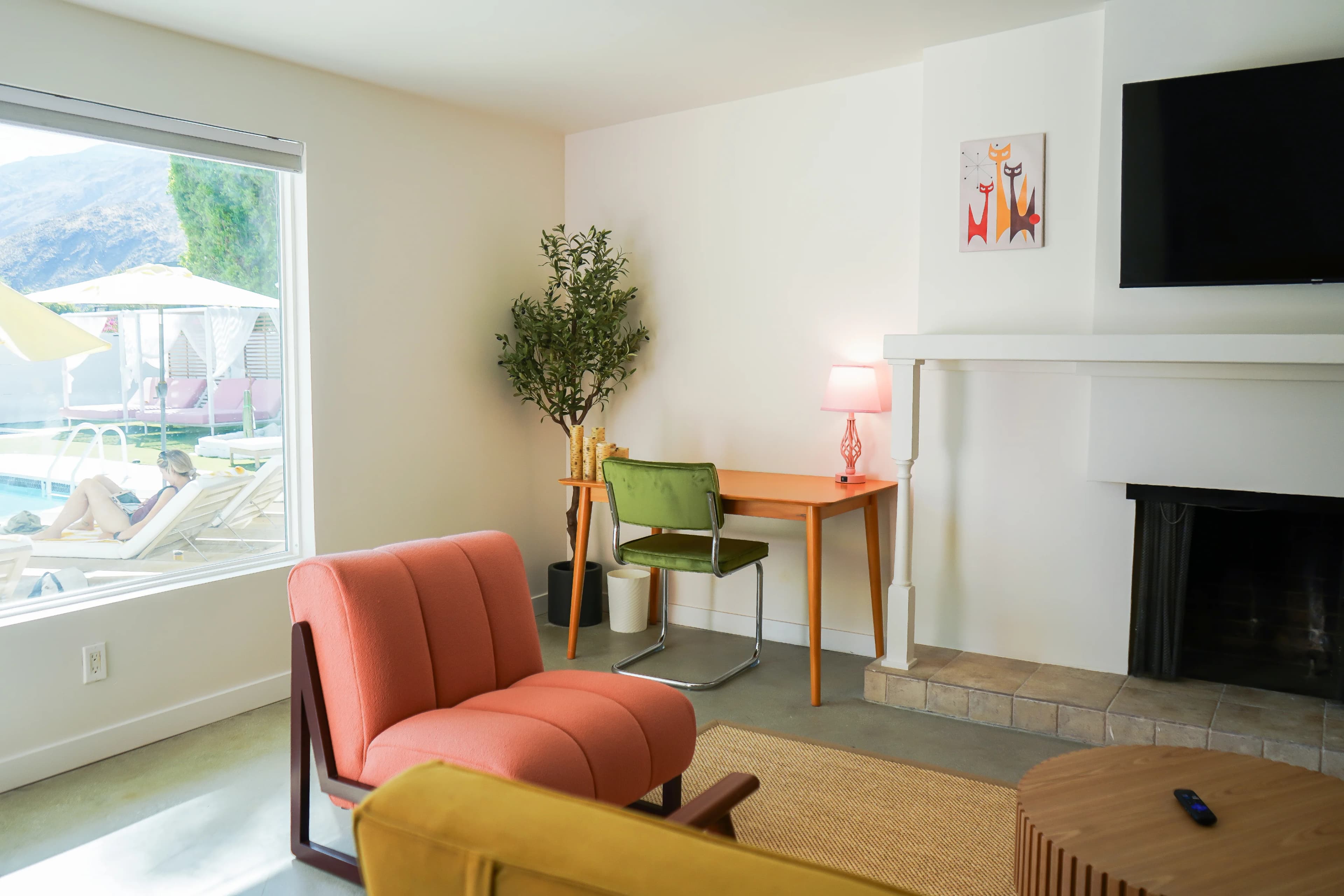 Spacious apartment-sized rooms with open layouts